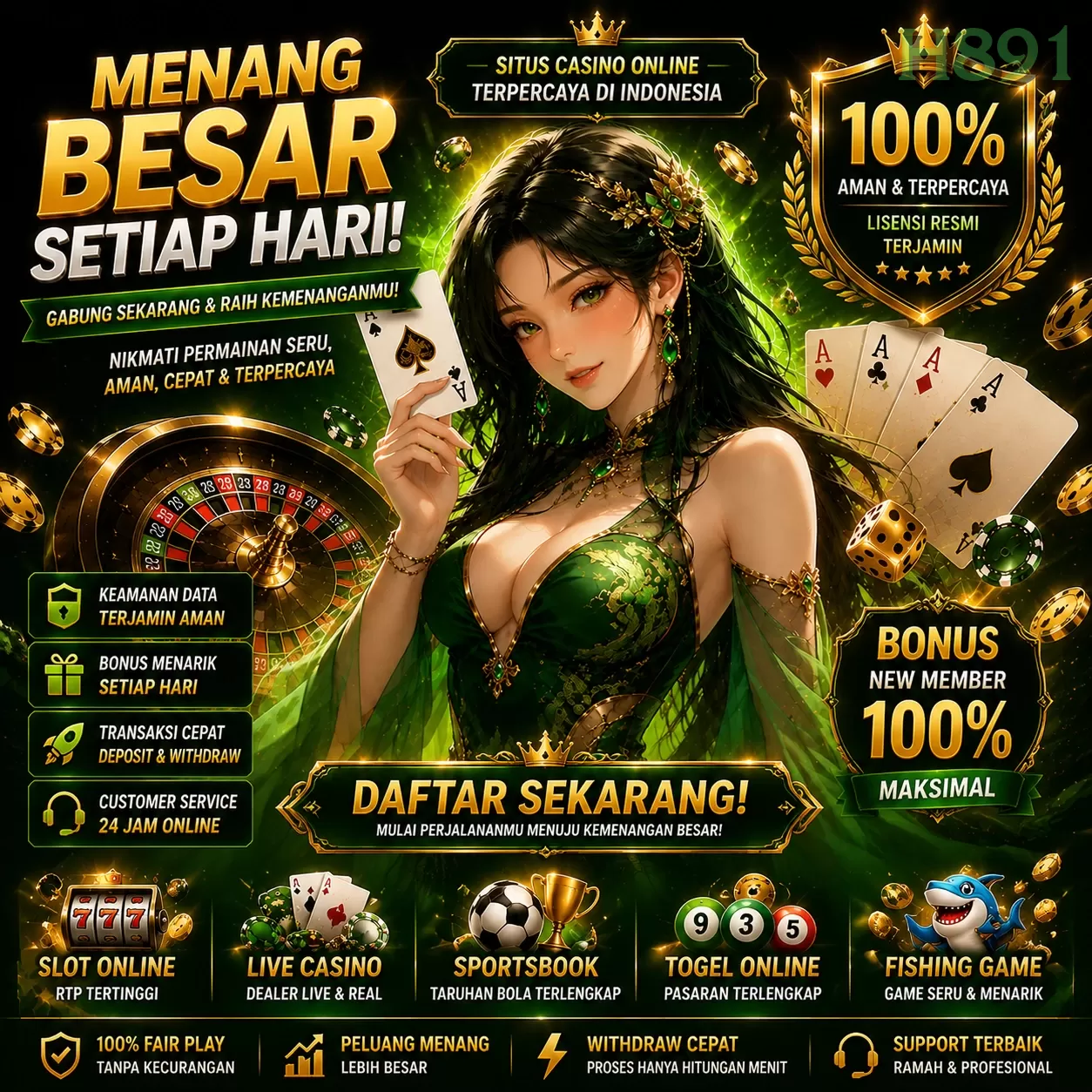 Ulasan Fitur Terbaik yang Ditawarkan h891